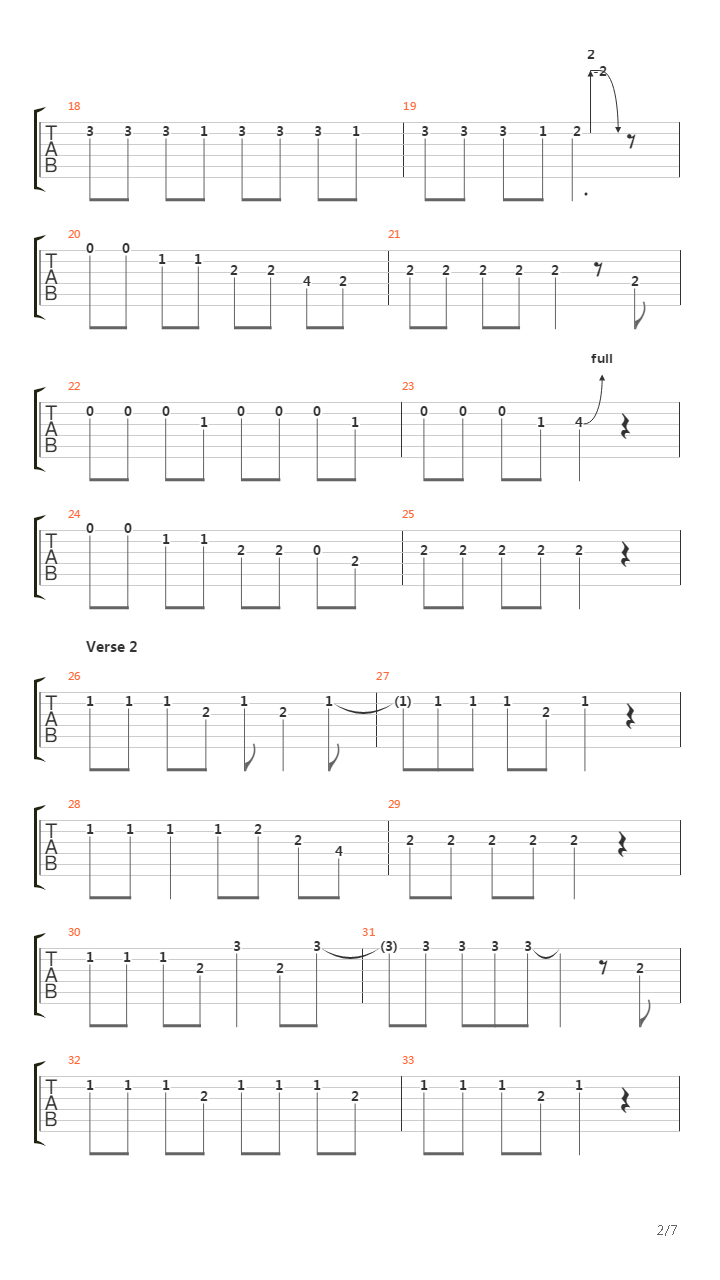 Horizontal Bop吉他谱