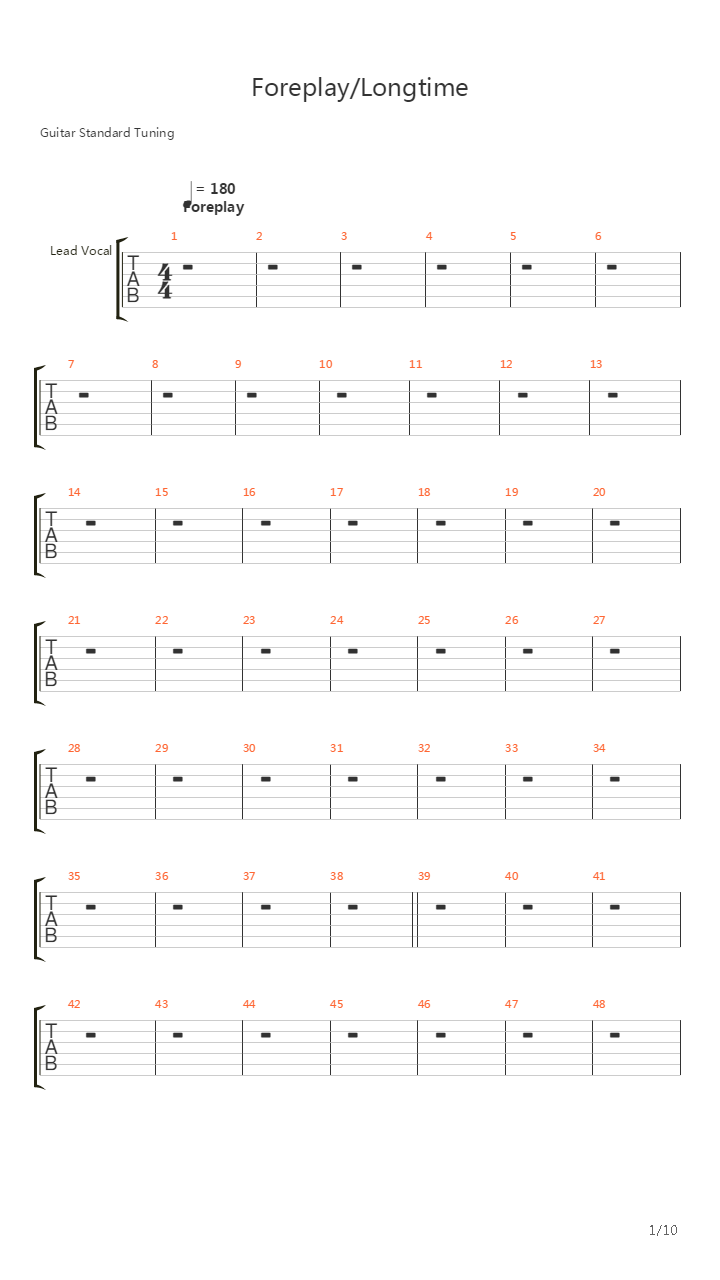 Foreplay_Longtime吉他谱