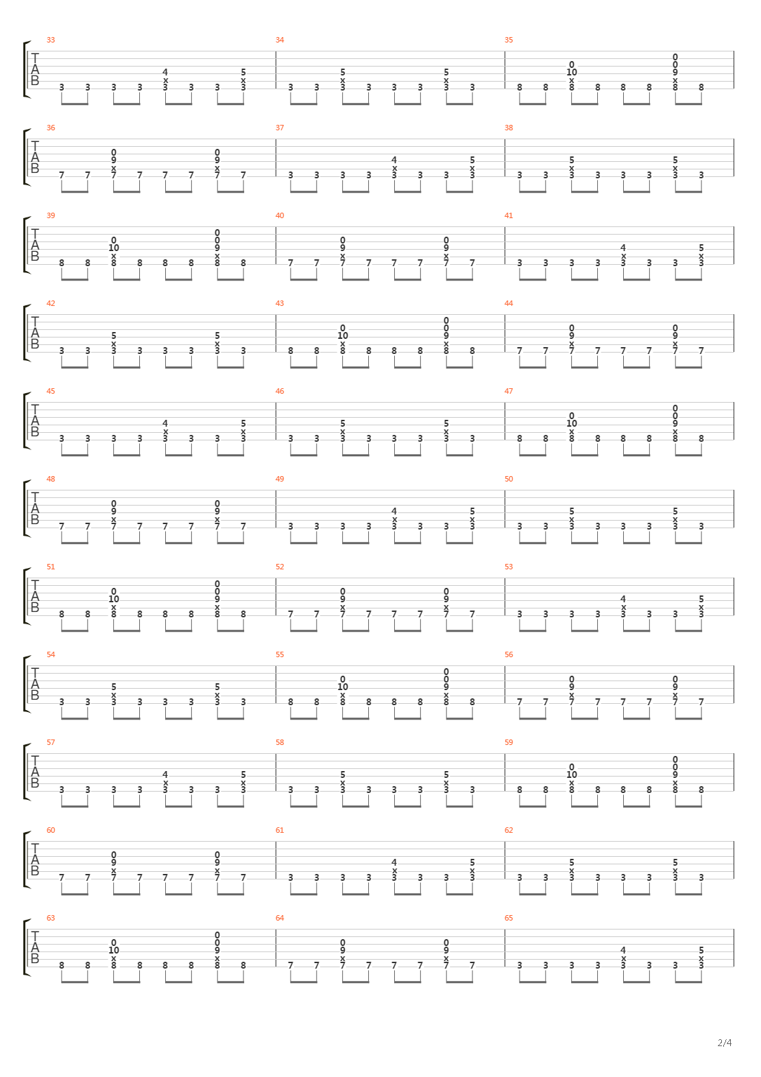 Elevator吉他谱