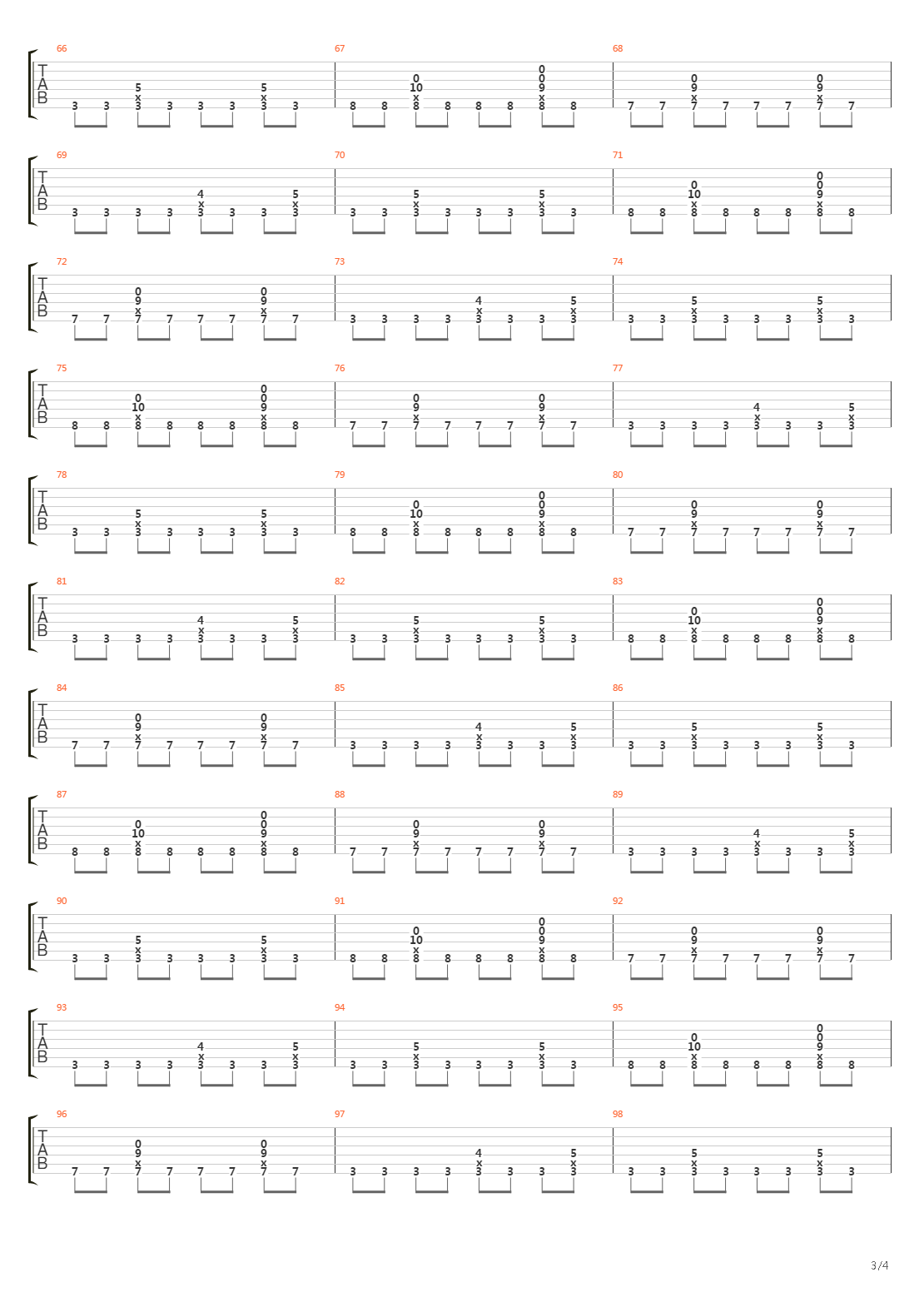 Elevator吉他谱