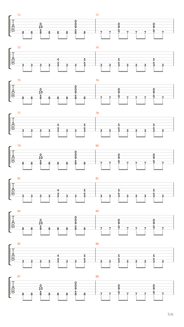 Elevator吉他谱