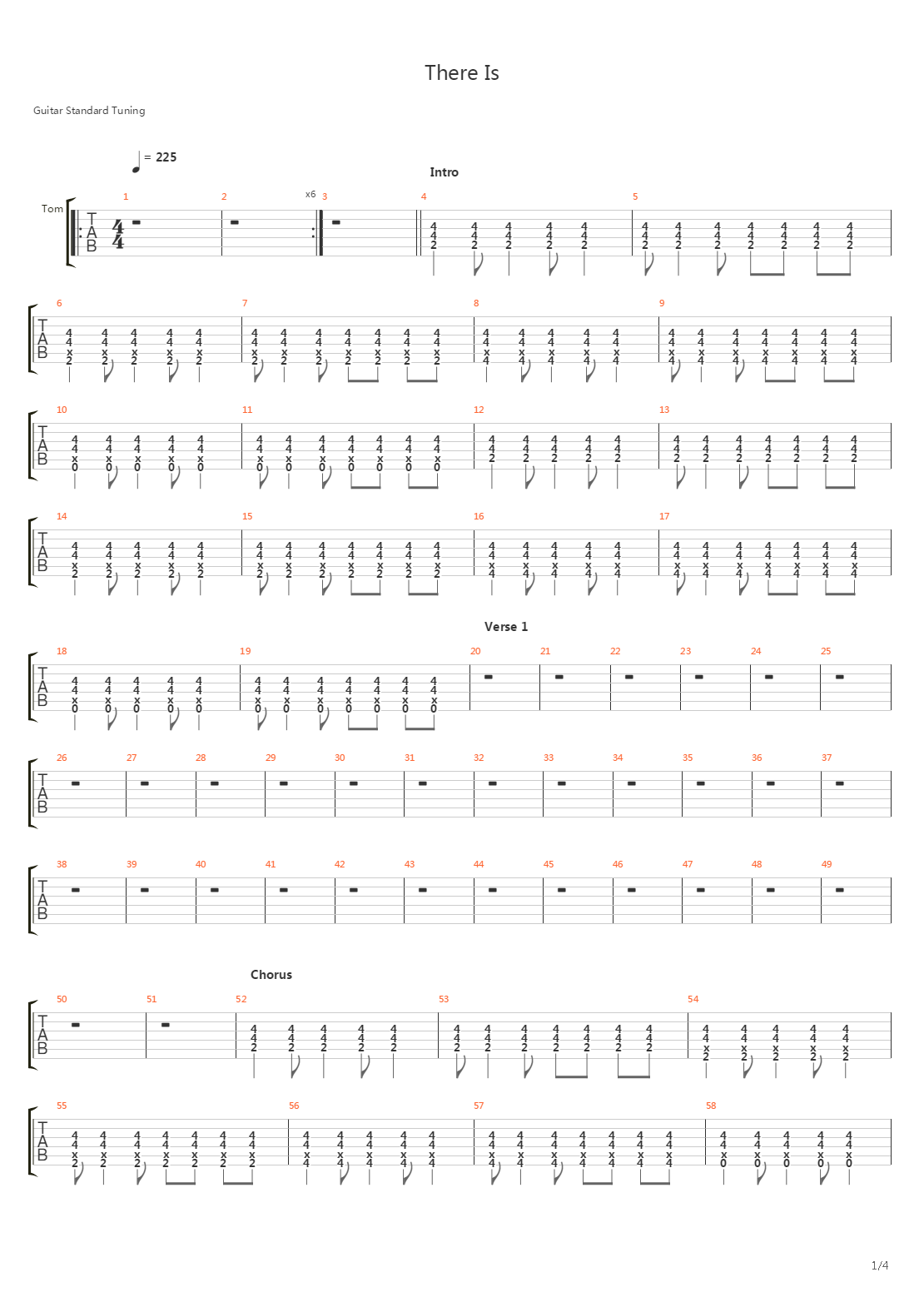 There Is吉他谱