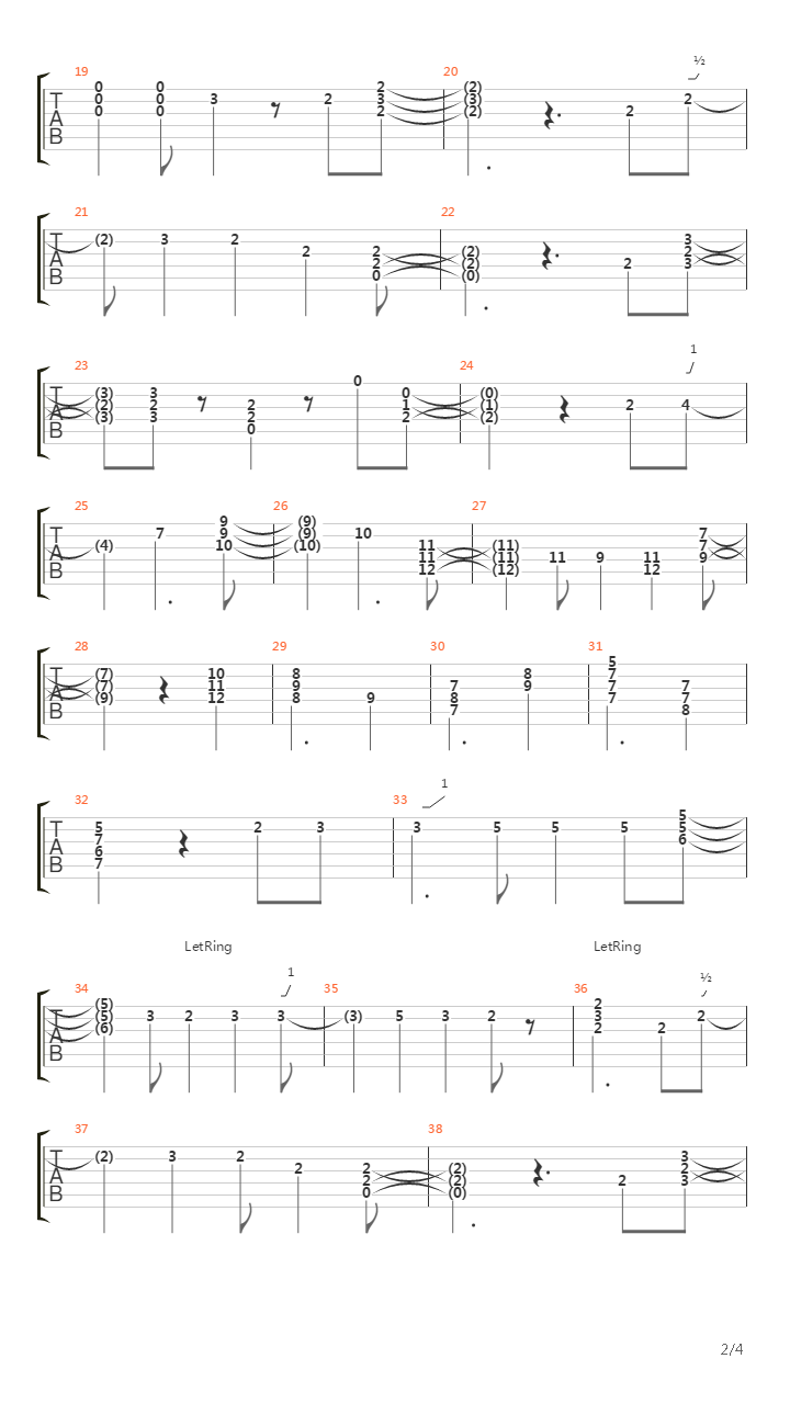 If吉他谱