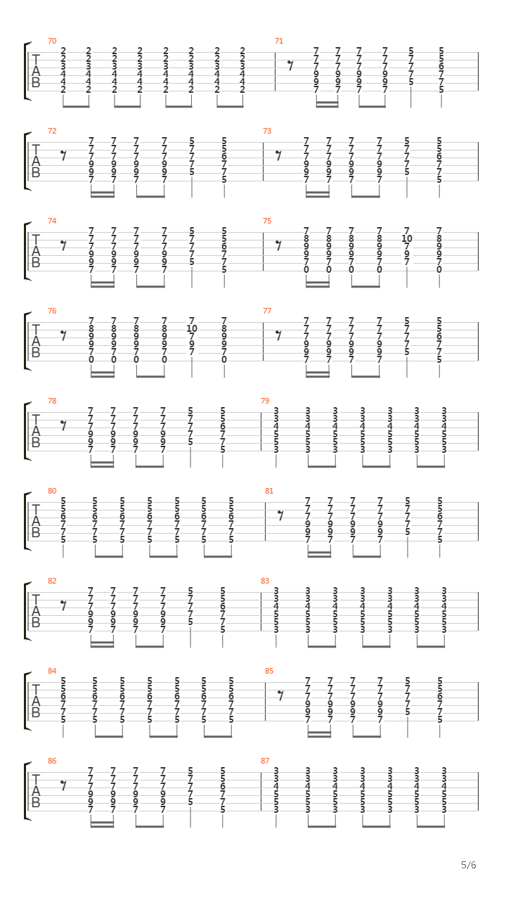 Cover Me吉他谱