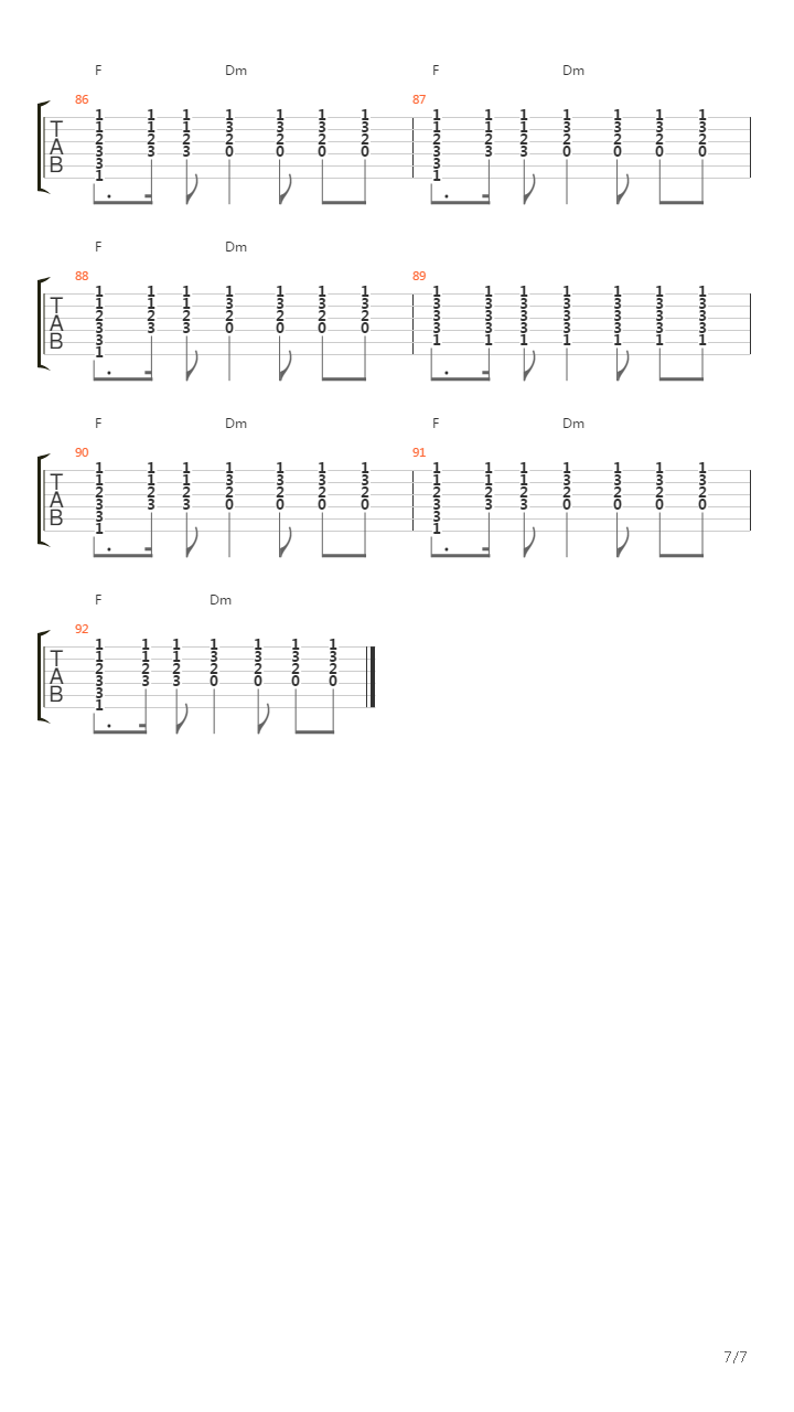 Tenth Avenue Freeze Out吉他谱