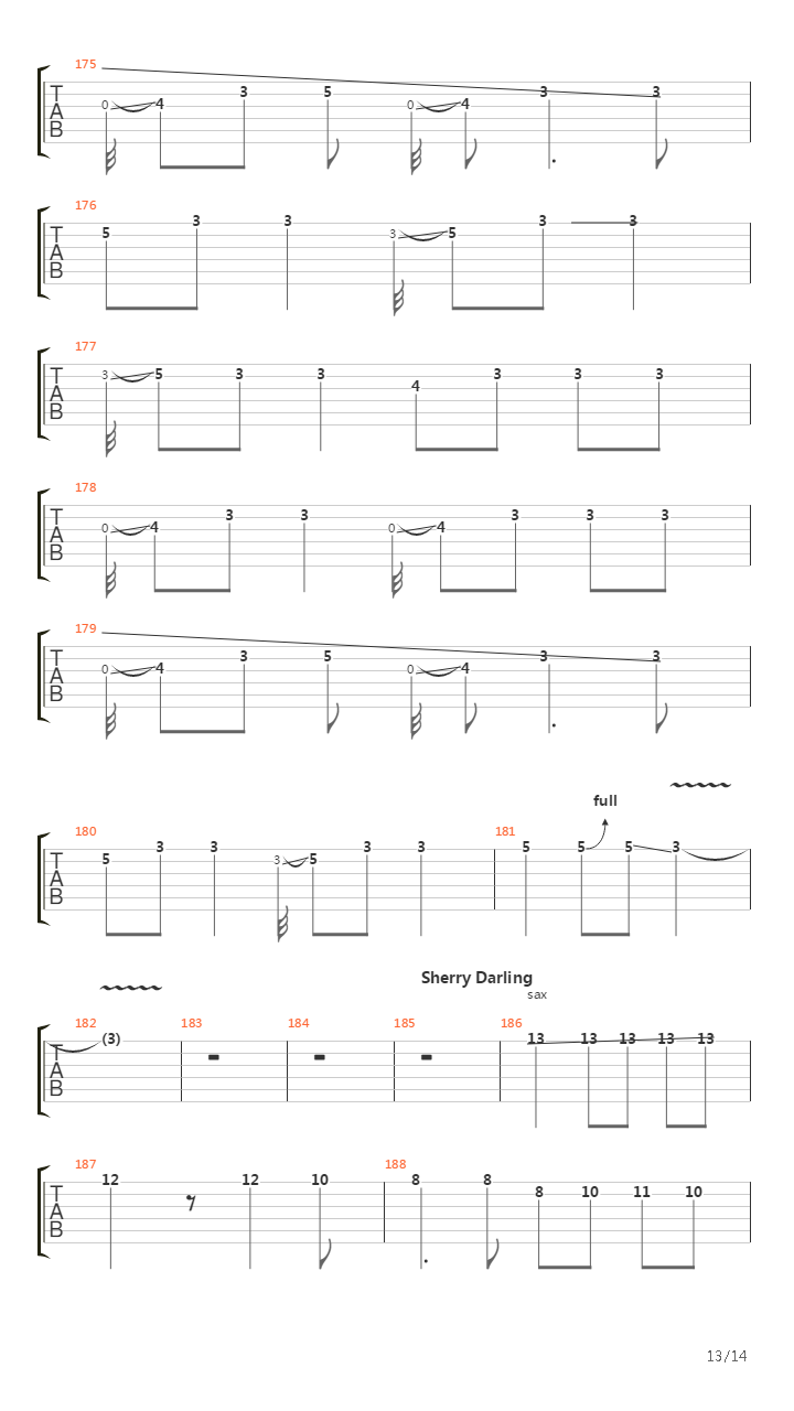 The River吉他谱