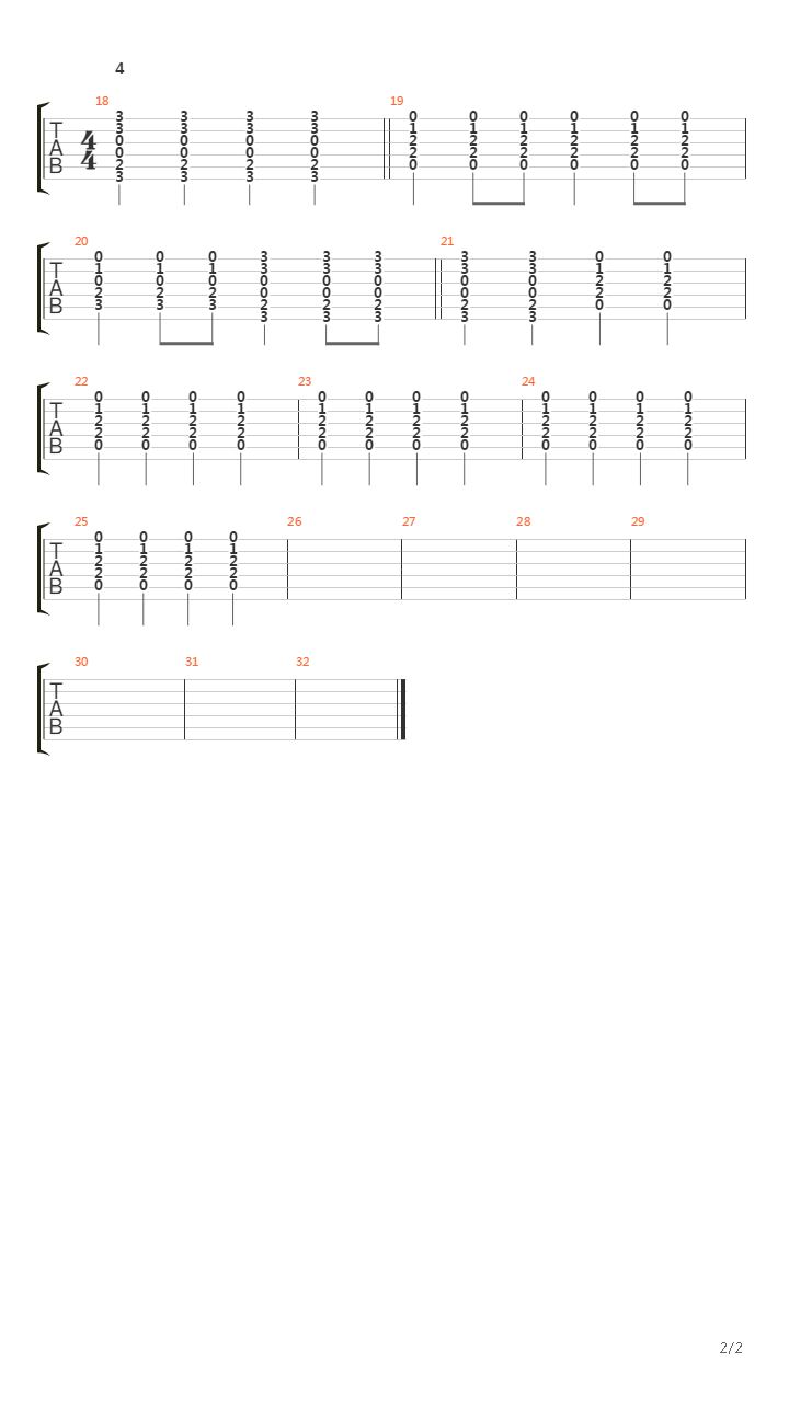Youngstown吉他谱