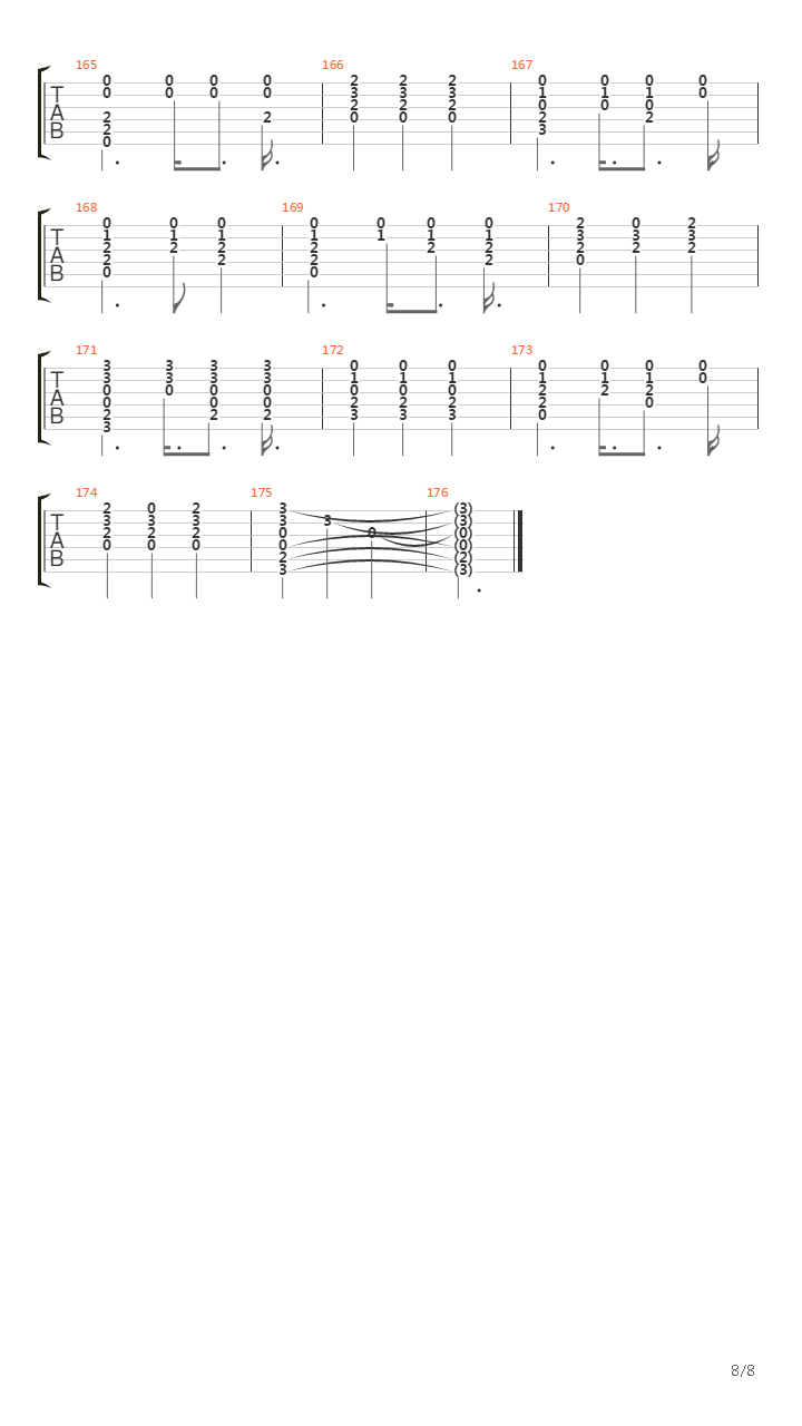 The Wooden Song吉他谱