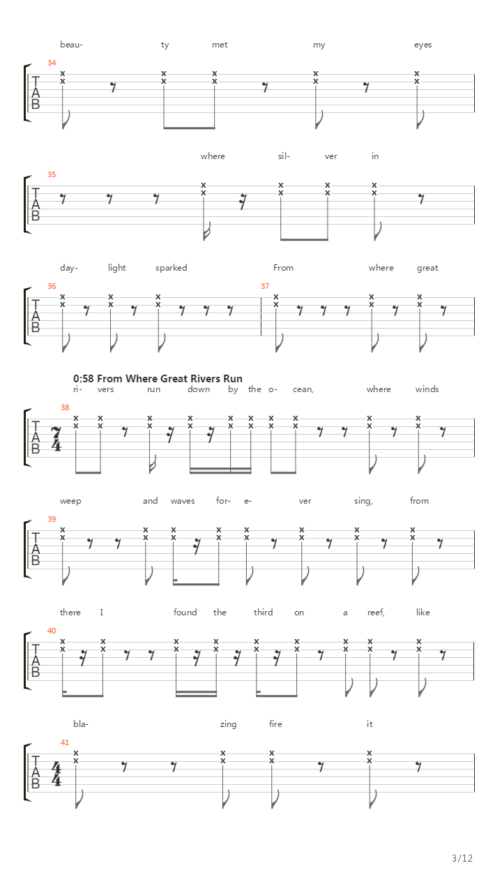 Wreath Of Seven Stars吉他谱