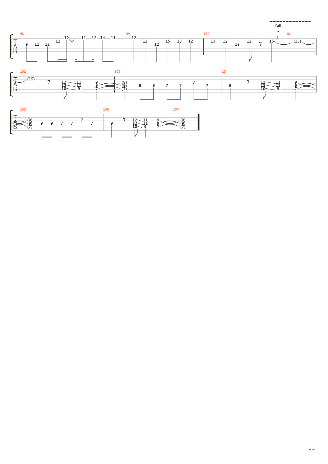 Miedo吉他谱