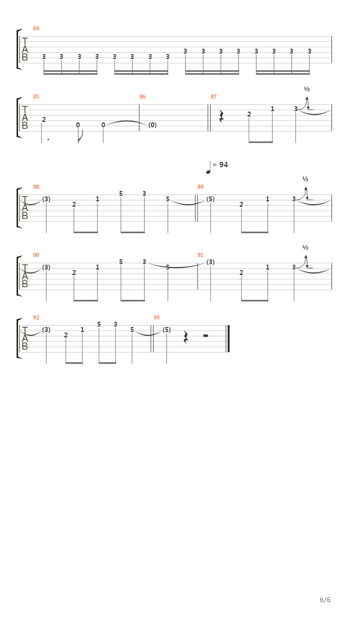 Apache吉他谱