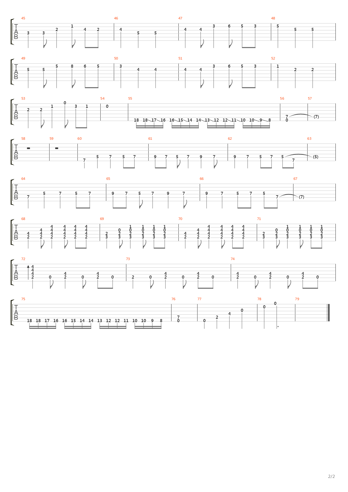 Pipeline吉他谱