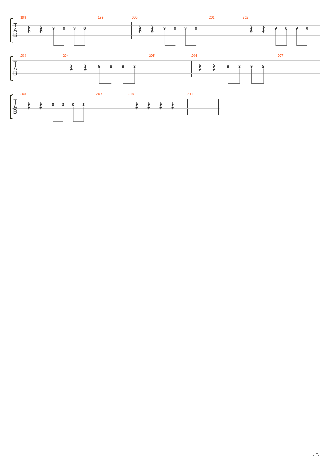 Ska Wars吉他谱