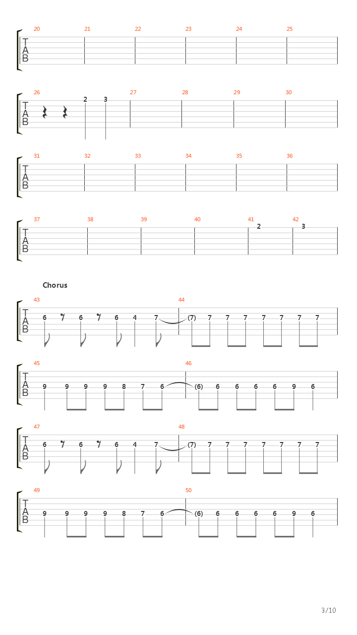 Ska Wars吉他谱