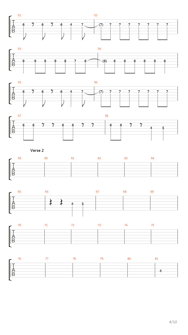 Ska Wars吉他谱