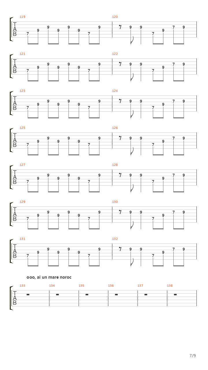 Ziua Vrajitoarelor吉他谱