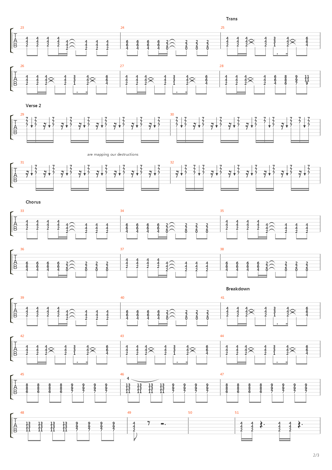 500 Channels吉他谱