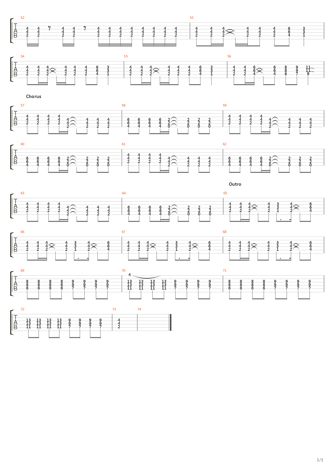 500 Channels吉他谱