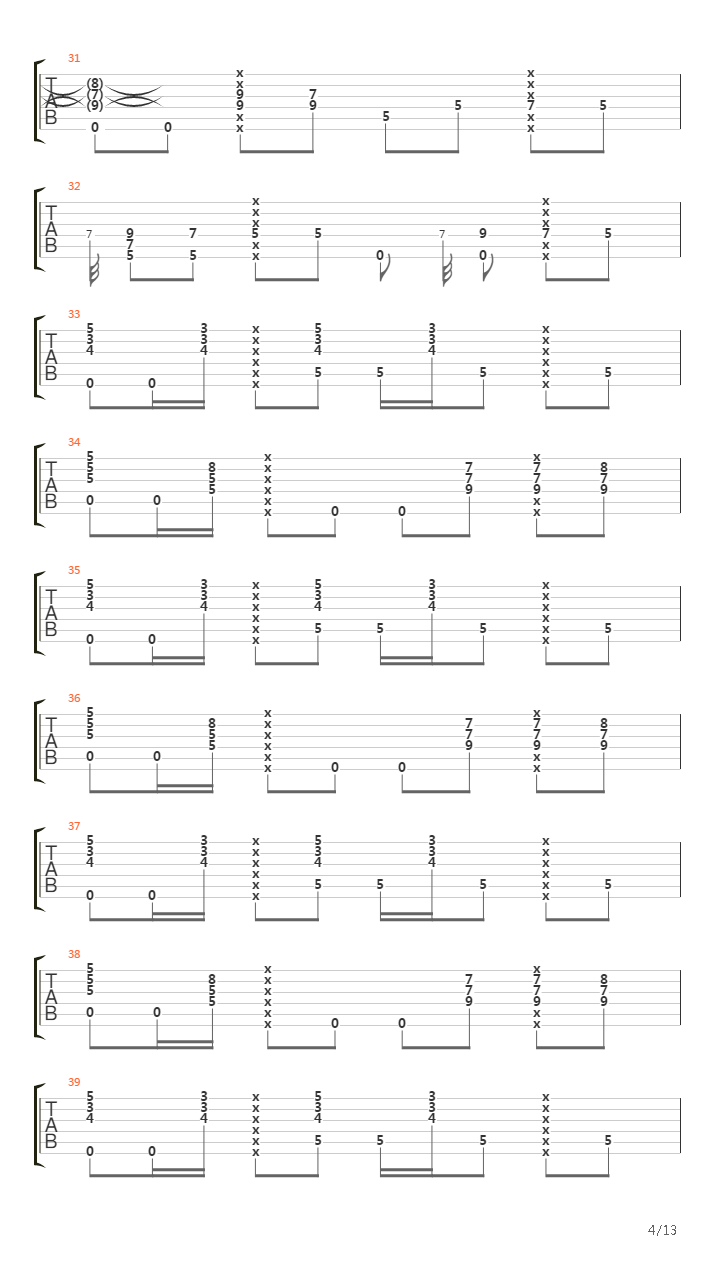 Jealous (arr. by Ray McGale)吉他谱