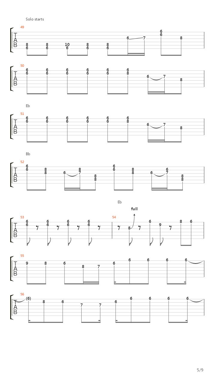 Johny B. Goode (Original Tabs)吉他谱