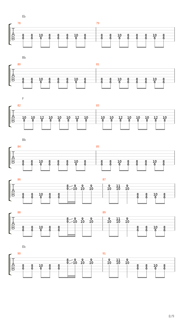 Johny B. Goode (Original Tabs)吉他谱