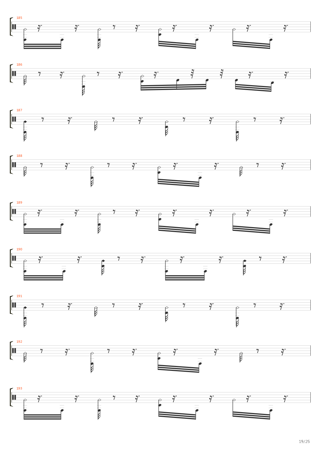 Меч吉他谱