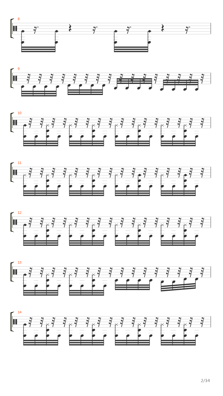 Меч吉他谱