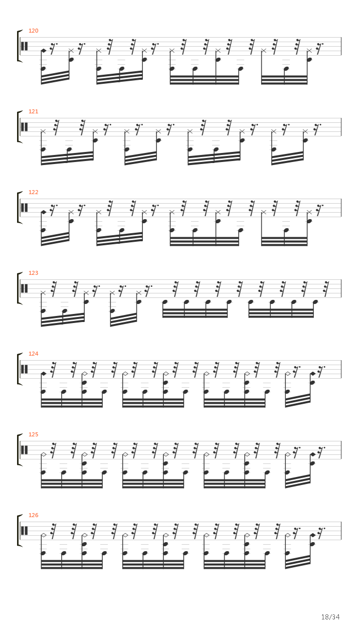 Меч吉他谱