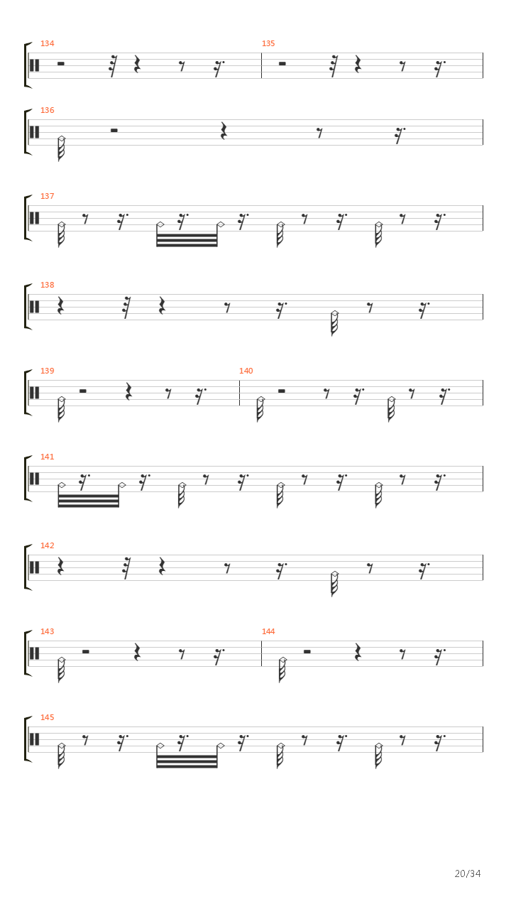 Меч吉他谱