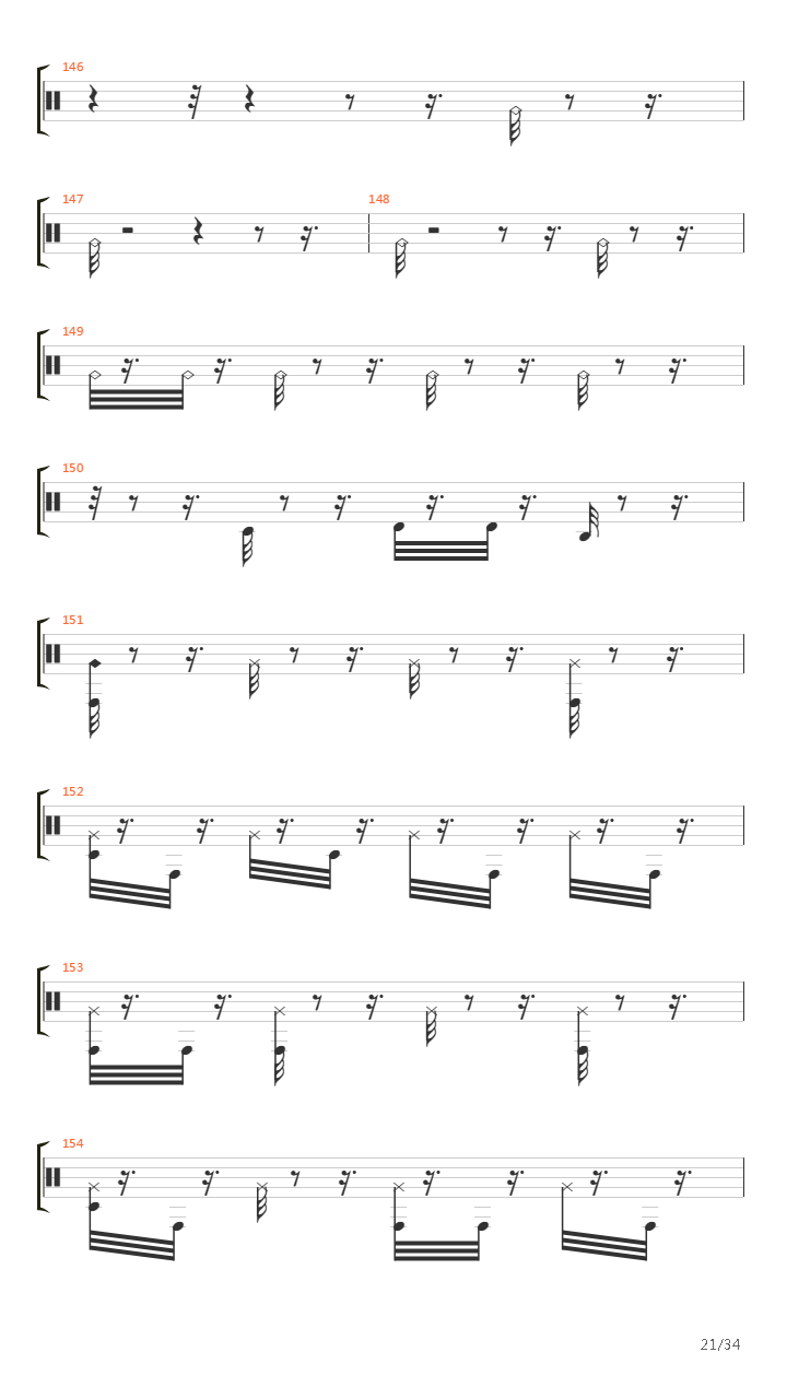 Меч吉他谱