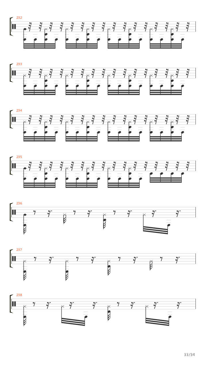 Меч吉他谱