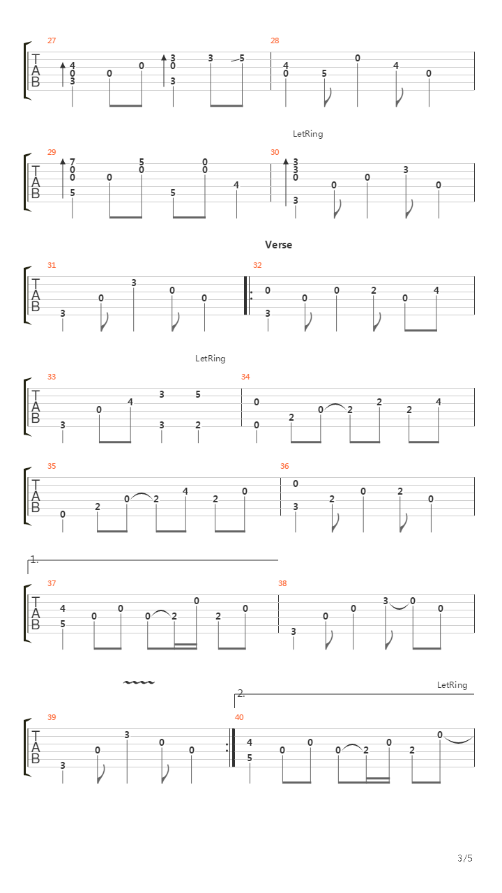 The Girl (Arranged by Patrick Matlock)吉他谱