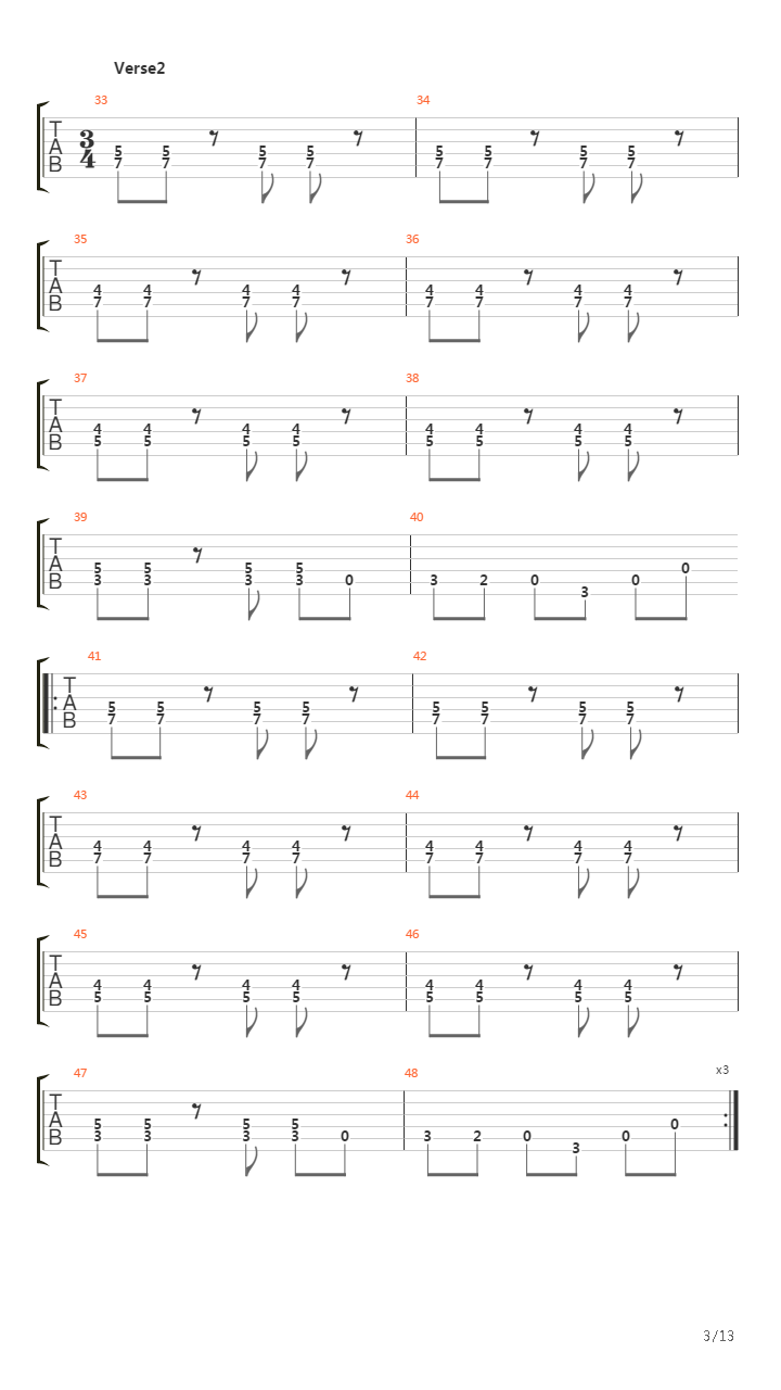 The Crowing吉他谱