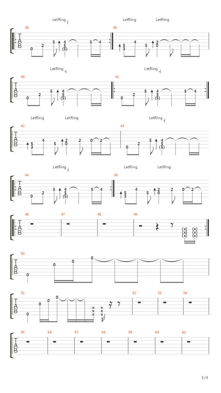 100 Tys Jednakowych Miast吉他谱