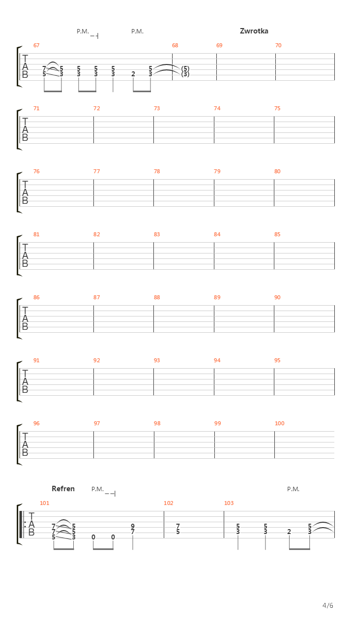 Sierpien吉他谱