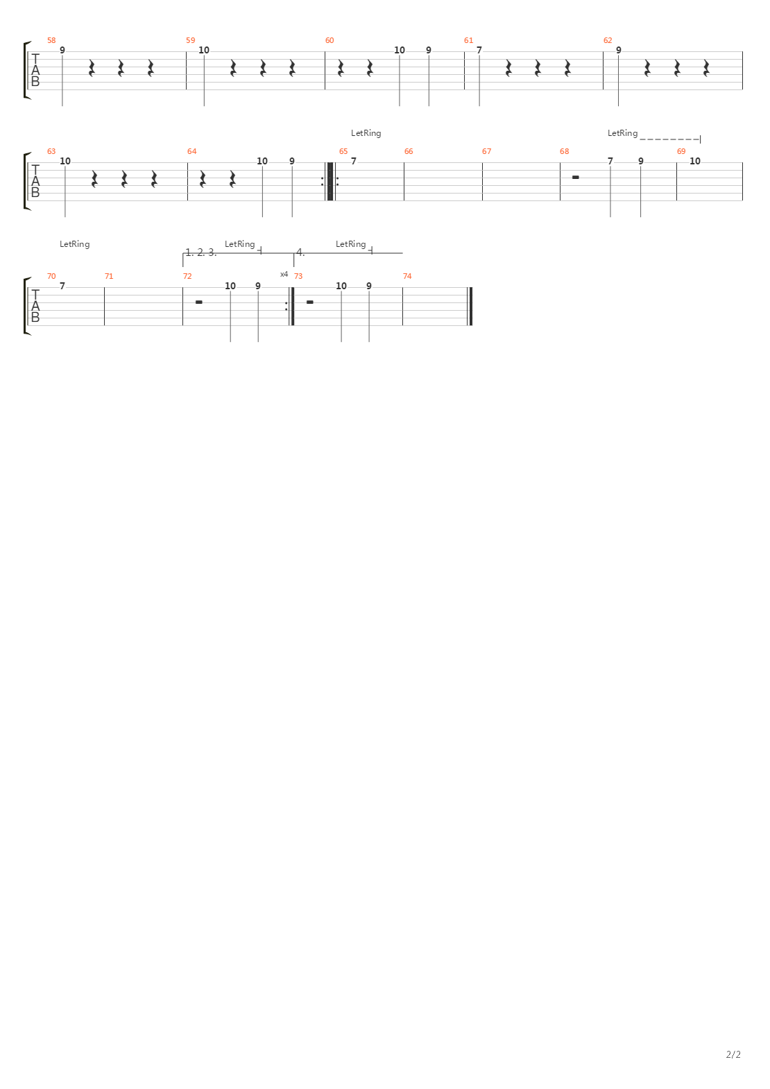 Profite吉他谱