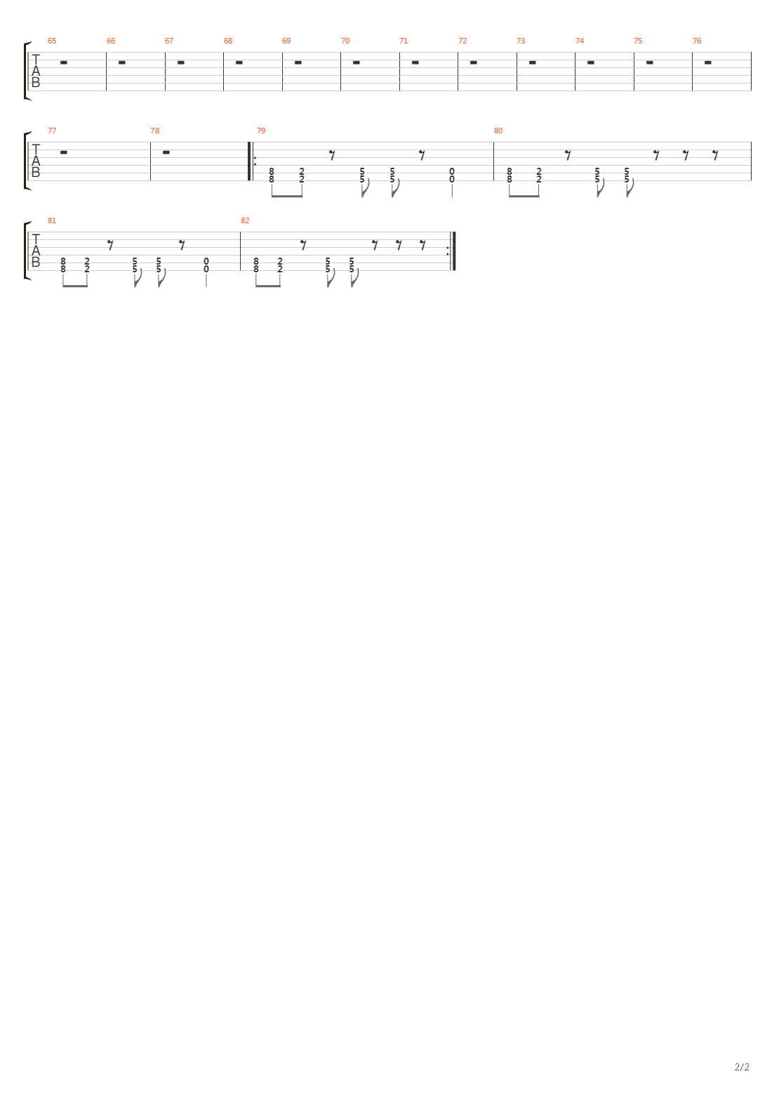 Darkside吉他谱