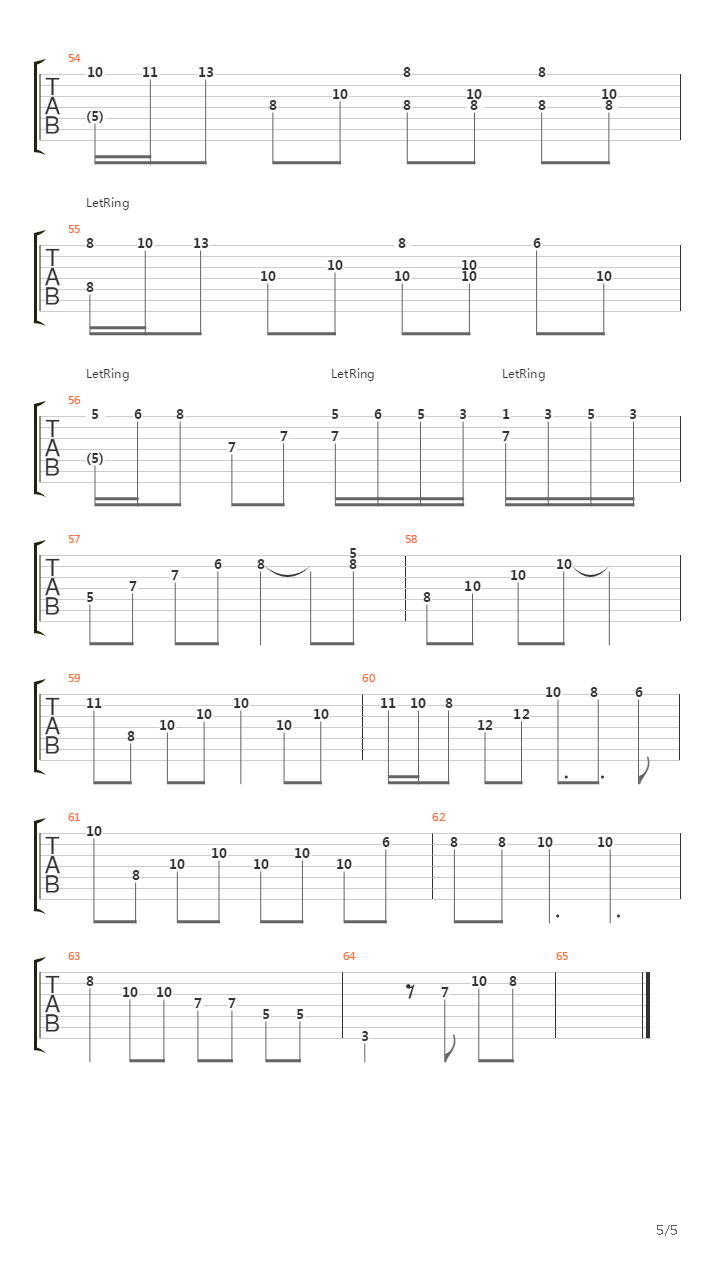 Tale吉他谱