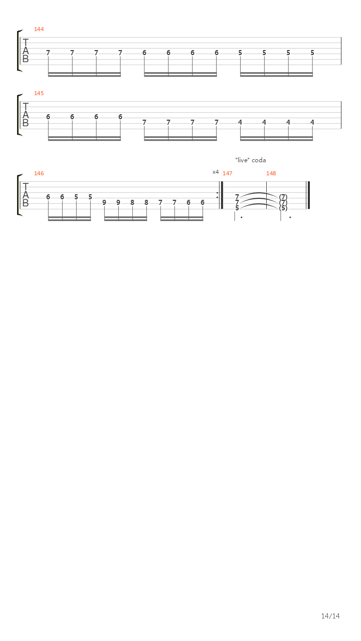 Indoctrination Procedure吉他谱