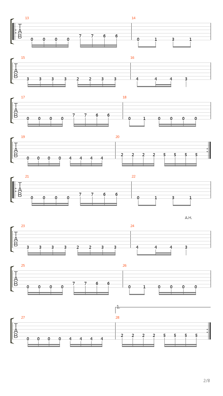 Matrix Of Piety吉他谱
