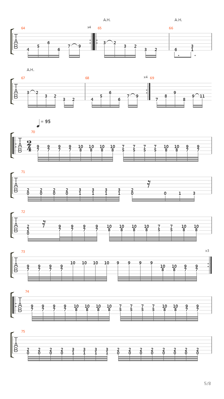 Matrix Of Piety吉他谱
