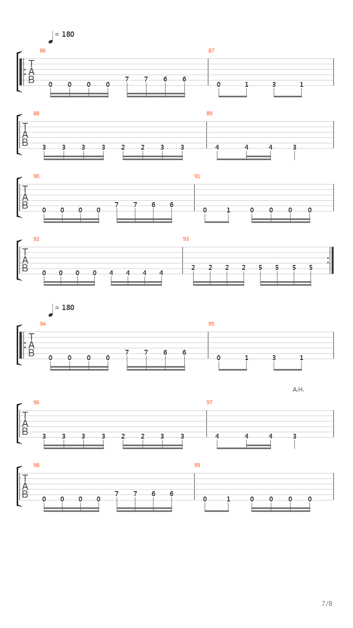 Matrix Of Piety吉他谱