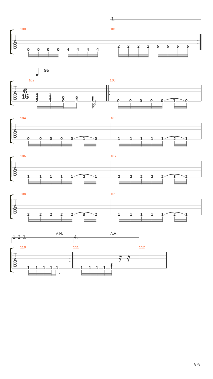 Matrix Of Piety吉他谱