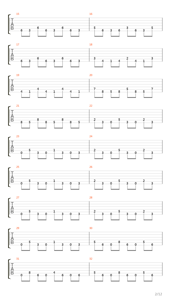 Ovum吉他谱