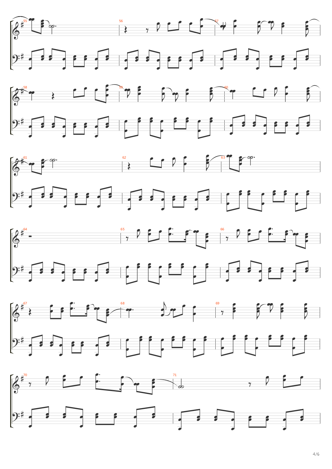 Skyscraper吉他谱