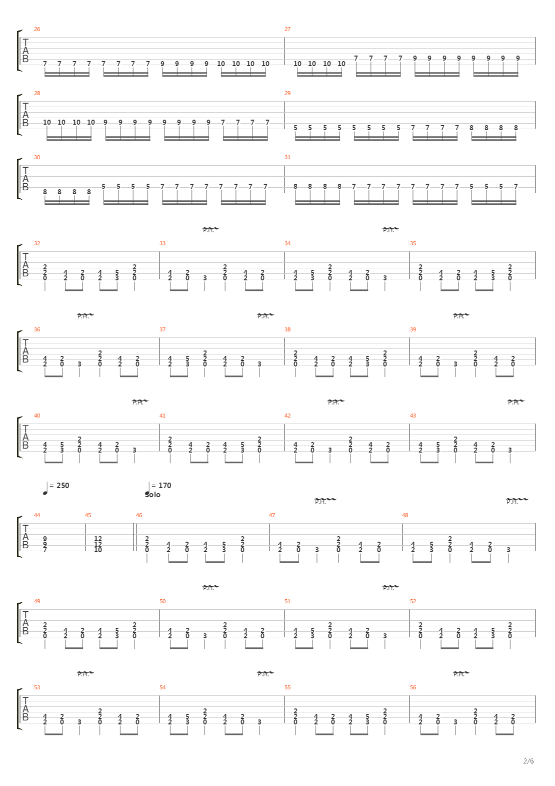 Murder Trian a Comin吉他谱