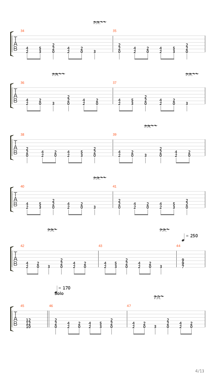 Murder Trian a Comin吉他谱