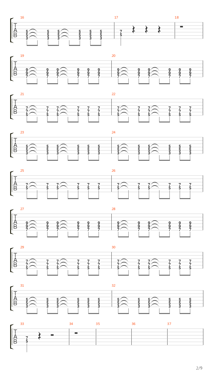 Outro Lugar吉他谱
