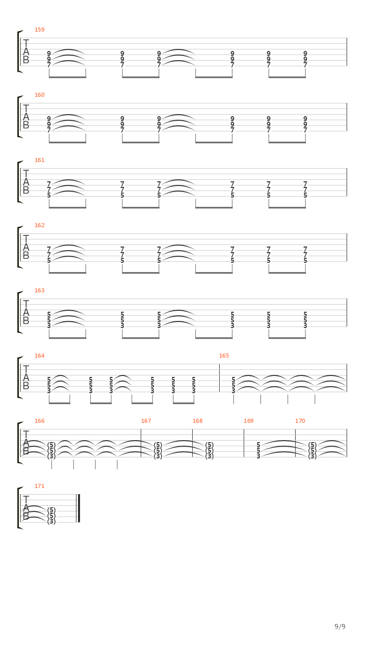 Outro Lugar吉他谱