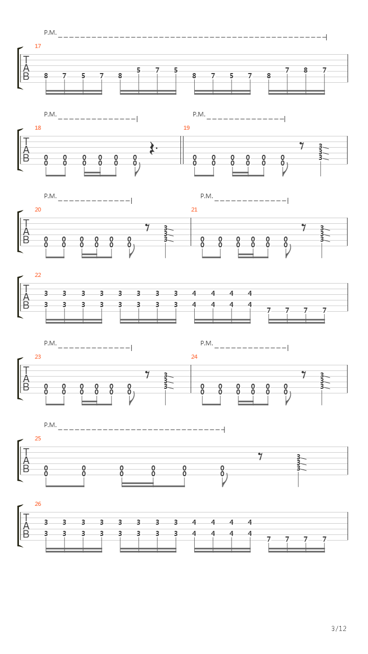 March Of The Poozers吉他谱